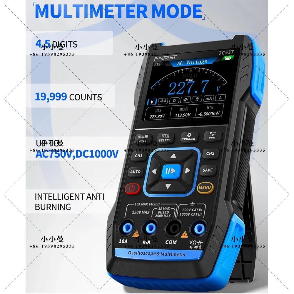 FNIRSI 2C53T Upgraded Handheld - Fnirsi Digital Oscilloscope Handheld recension och pris