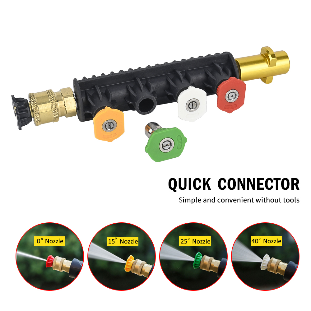 High Pressure Washer Gun Wand  - Vacuum Chamber Kit With Pump recension och pris
