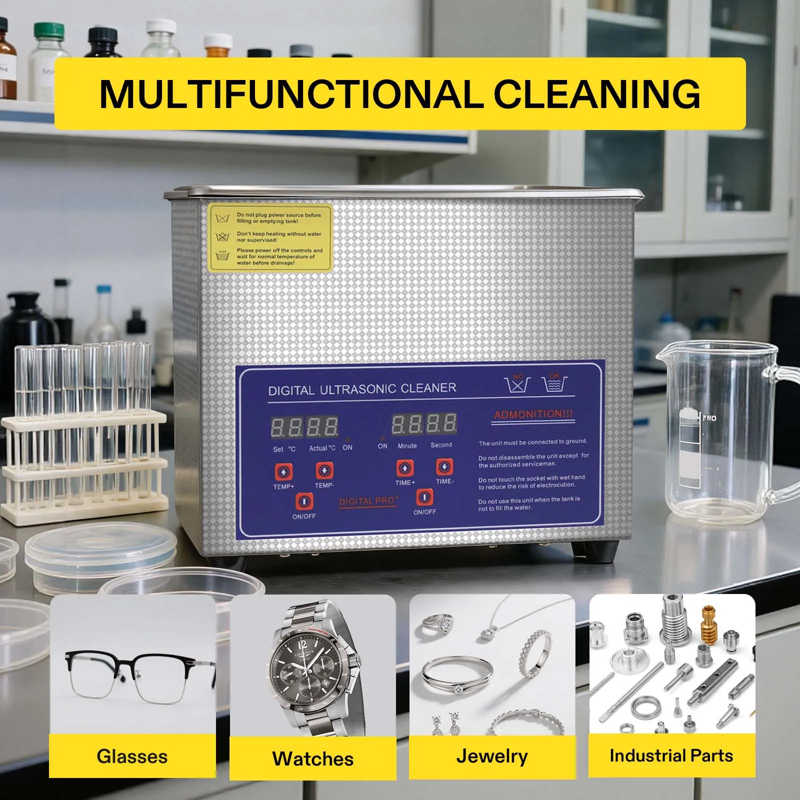 SIHAO Industrial Ultrasonic Pa - Ultrasonic Cleaner 30L Industrial recension och pris